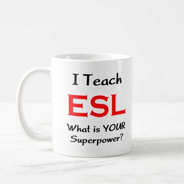 esl teach coffee mug (Left)
