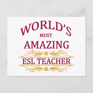 ESL Teacher Postcard