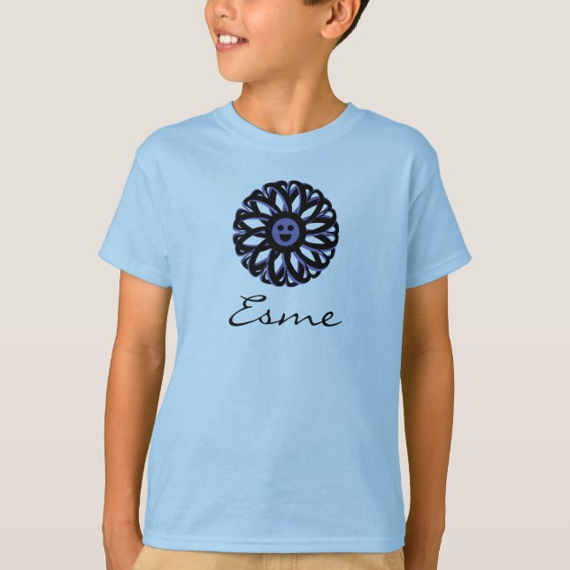 Esme Smiling Flower Shirt (Front)