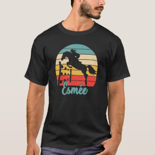 Esmée Name Equestrian Esmée Horse Girl T-Shirt