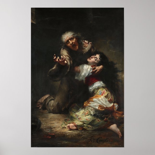 Esmeralda Henri Coeylas Painting Poster (Front)