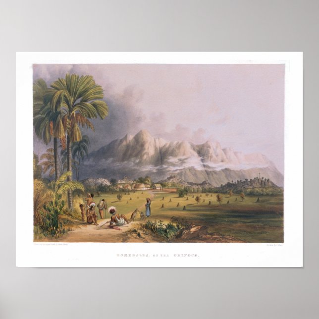 Esmeralda, on the Orinoco, site of a Spanish Missi Poster (Front)