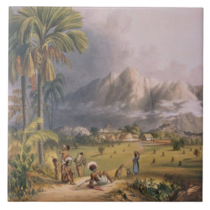 Esmeralda, on the Orinoco, site of a Spanish Missi Tile