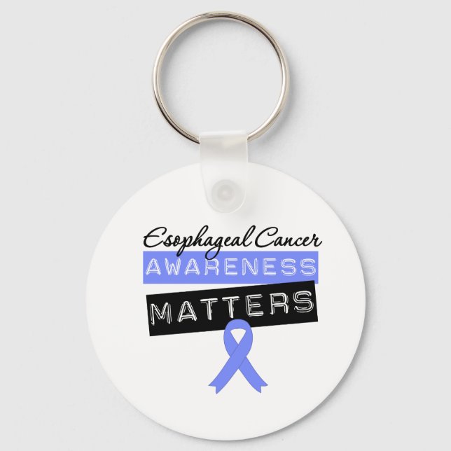 Esophageal Cancer Awareness Matters Key Ring (Front)