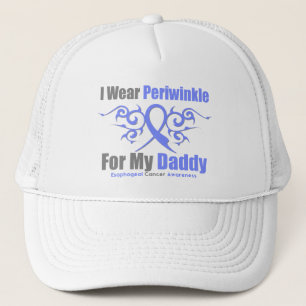 Esophageal Cancer Periwinkle Ribbon Daddy Trucker Hat