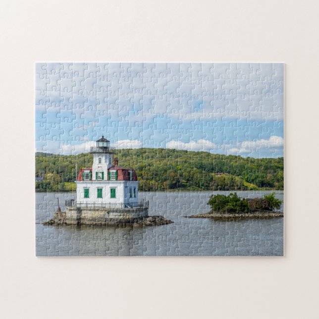 Esopus Lighthouse in NY Jigsaw Puzzle (Horizontal)