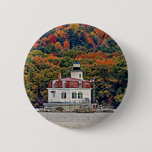 Esopus Meadows Lighthouse 6 Cm Round Badge