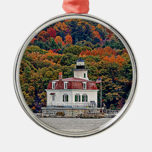 Esopus Meadows Lighthouse Metal Tree Decoration