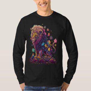 Esoteric Lion Crystals Cute Illustration 1 T-Shirt