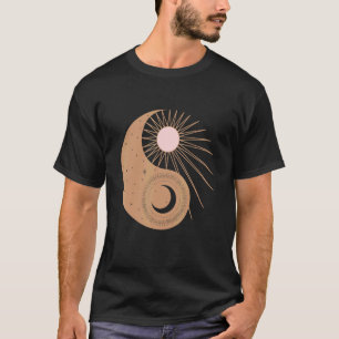 Esoteric Occult Pentagram Magic Yinyang Sun And Mo T-Shirt