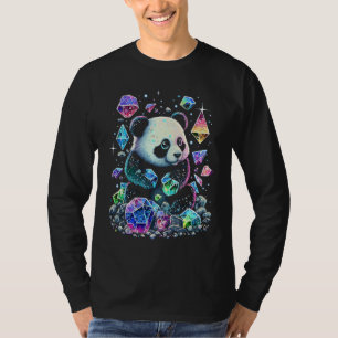 Esoteric Panda Crystals Cute Illustration 1 T-Shirt
