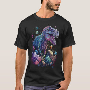 Esoteric Rex Trex Crystals Cute Illustration 5 T-Shirt