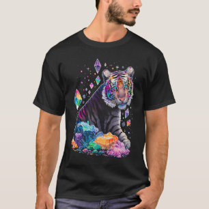 Esoteric Tiger Crystals Cute Illustration  1 T-Shirt