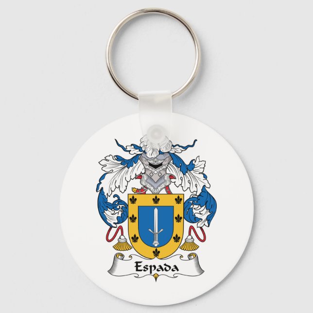 Espada Family Crest Key Ring (Front)