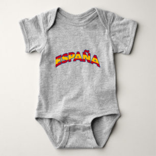 España 1 baby bodysuit