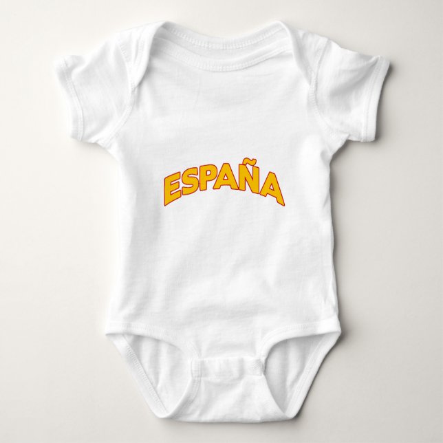 España 5 baby bodysuit (Front)