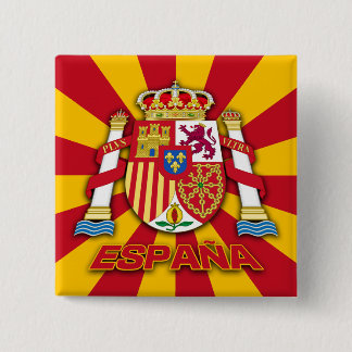 Espana Coat of Arms 15 Cm Square Badge