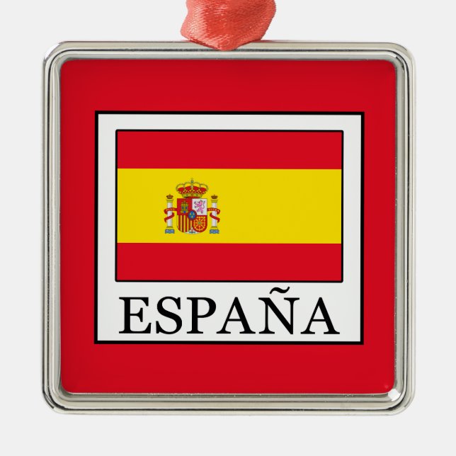 España Metal Tree Decoration (Front)