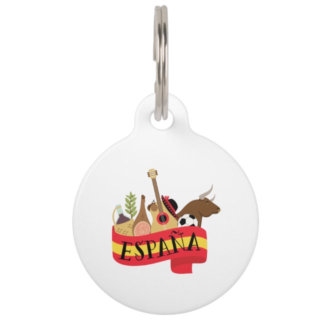 Espana Pet Tag (Front)