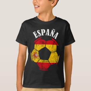 Espana Spain Flag Spain Soccer Player Spanish Prid T-Shirt