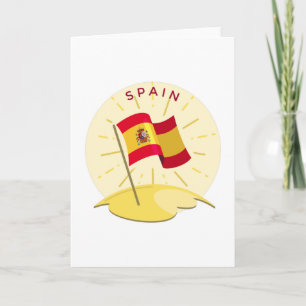 España Spanish Flag Spain Sun Travel Gift Card