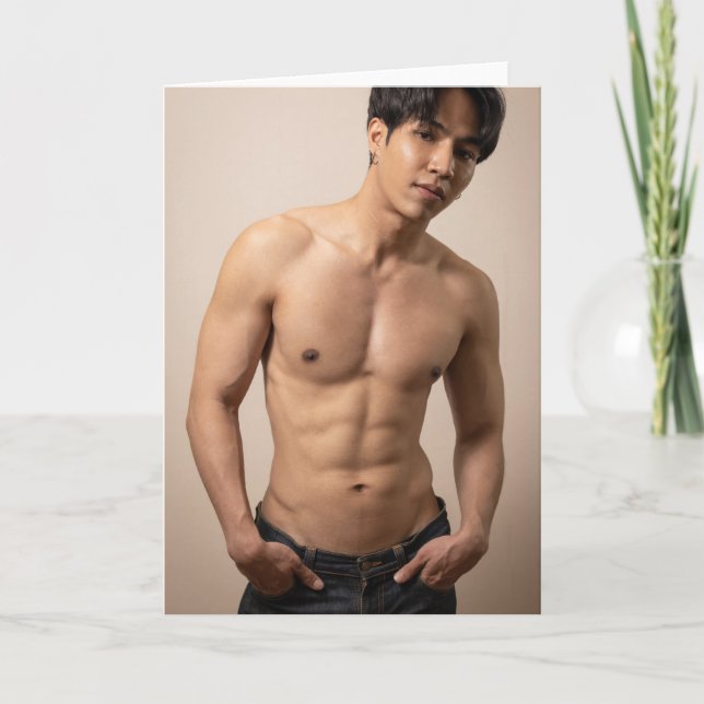 Especially Asian Greetings Card (Front)