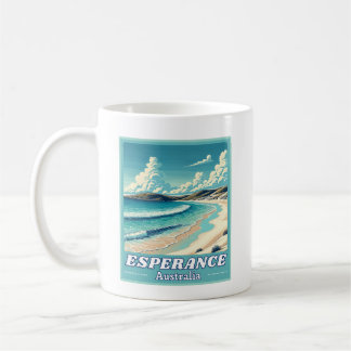 Esperance in Western Australia Retro Skyline Coffee Mug