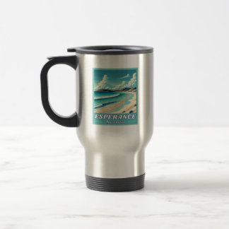 Esperance in Western Australia Retro Skyline Travel Mug