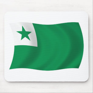 Esperanto Flag Mousepad