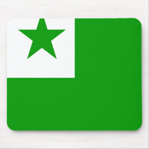 Esperanto High quality Flag Mouse Pad