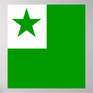 Esperanto High quality Flag Poster