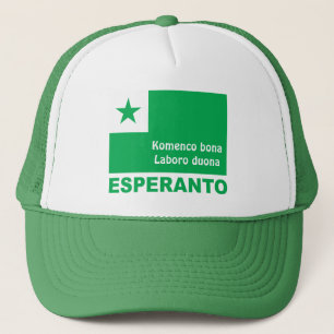 Esperanto / "Komenco bona Laboro duona", Trucker Hat