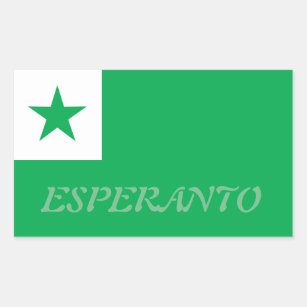 Esperanto Rectangular Sticker