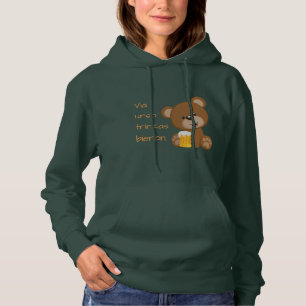 Esperanto: Via urso trinkas bieron. Hoodie