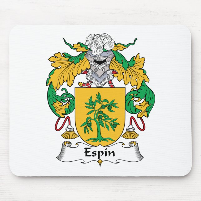 Espin Family Crest Mouse Pad (Front)
