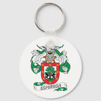 Espinosa Family Crest Key Ring