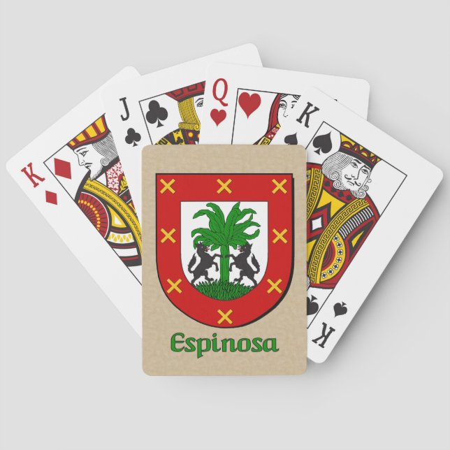 Espinosa Heraldic Shield Playing Cards (Back)