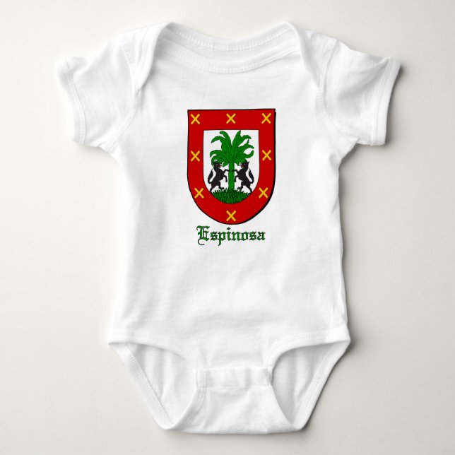 Espinoza Family Shield Baby Bodysuit (Front)