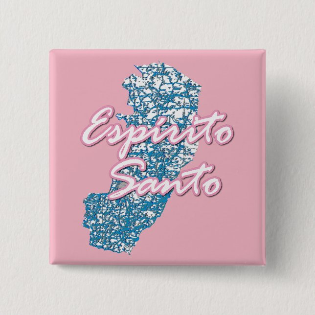 Espirito Santo 15 Cm Square Badge (Front)