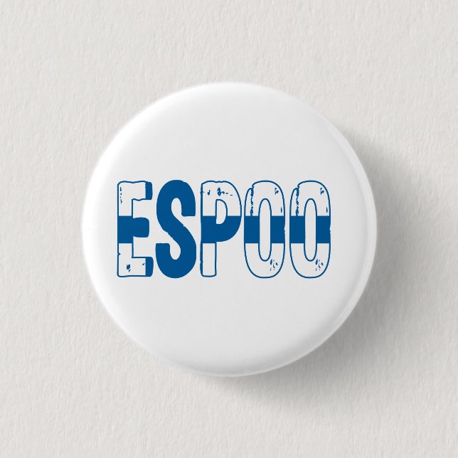 Espoo Finland 3 Cm Round Badge (Front)