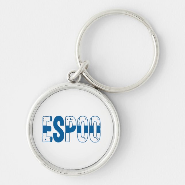 Espoo Finland Key Ring (Front)