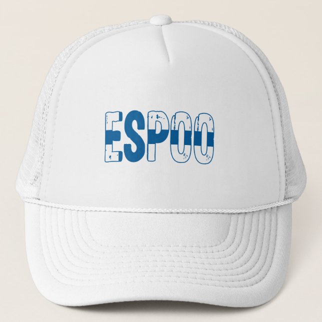 Espoo Finland Trucker Hat (Front)