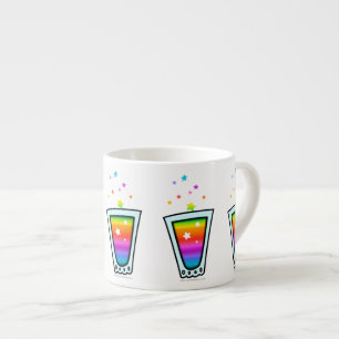 ESPRESSO & CHINA CUPS - RAINBOW SHOT GLASS