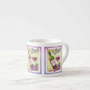ESPRESSO & CHINA CUPS, VINO! You Had Me at MERLOT Cup