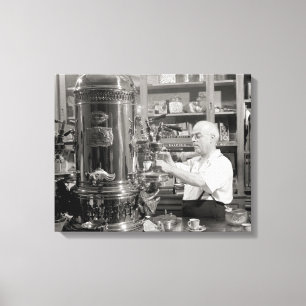 Espresso Coffee Shop, 1942 Canvas Print