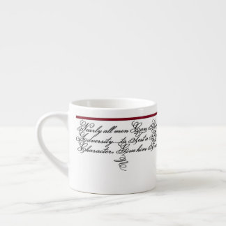 Espresso Cup - A Quote of Lincoln