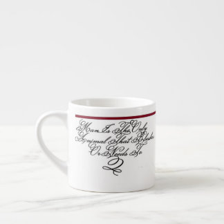 Espresso cup - a Quote of Twain
