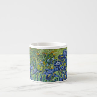 Espresso Cup with Van Gogh's Irises
