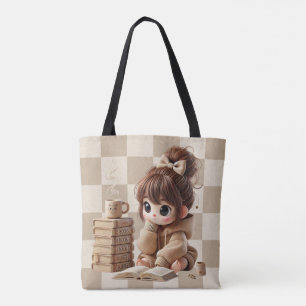 Espresso Girl Tote Bag
