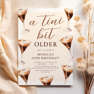 Espresso Martini Adult Birthday Invitation